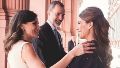 El rey y su esposa, Letizia Ortiz, saludan a Juliana durante una visita a Argentina.
