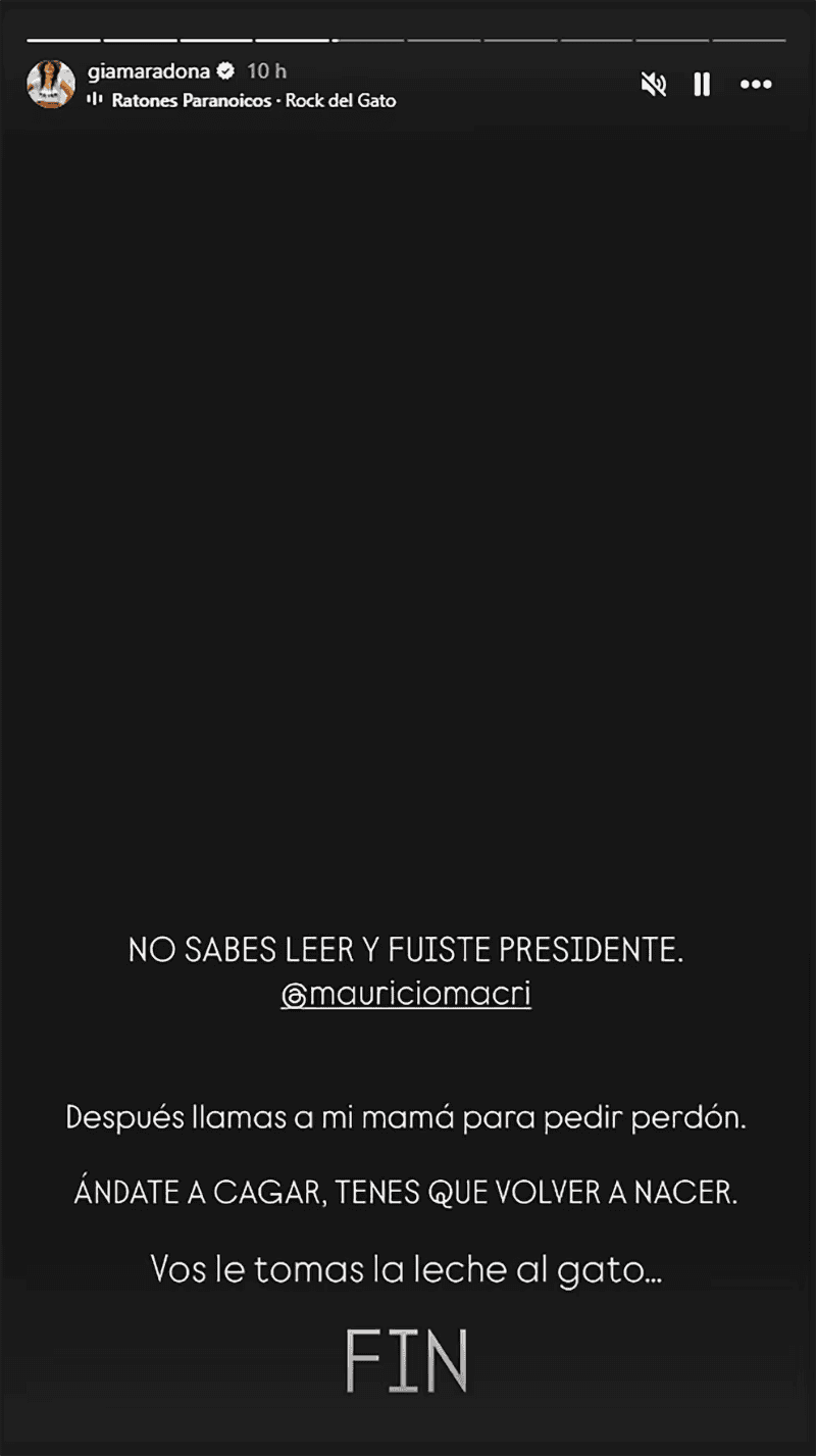 &nbsp;La historia de Gianinna Maradona.