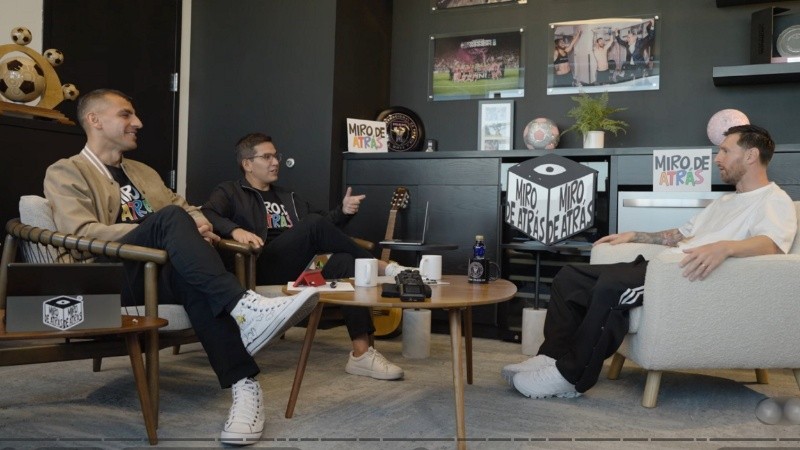 Messi en el podcast Miro de Atrás