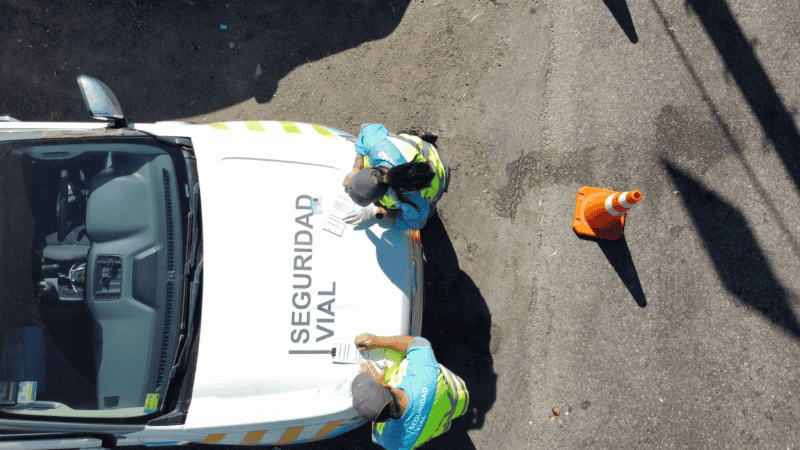 Los agentes actuaron ante la denuncia de otros automovilistas por maniobras imprudentes.