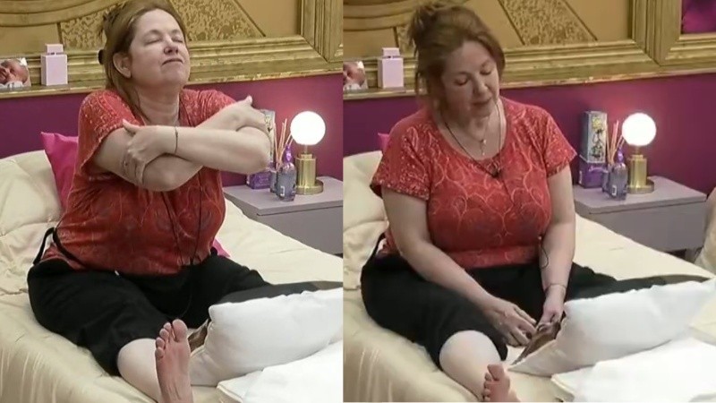 La  actriz Andrea del Boca.