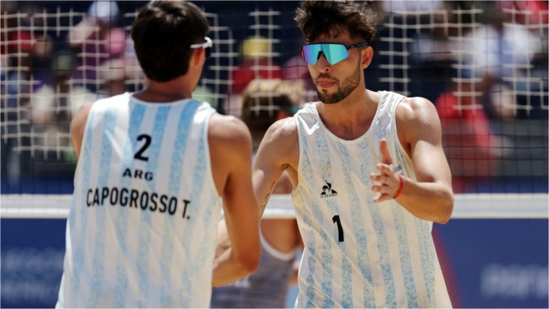 Los hermanos Capogrosso ocupan el 12º puesto en el ranking mundial de vóley playa.