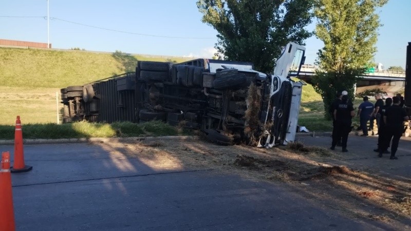 El vehículo cayó por Circunvalación.