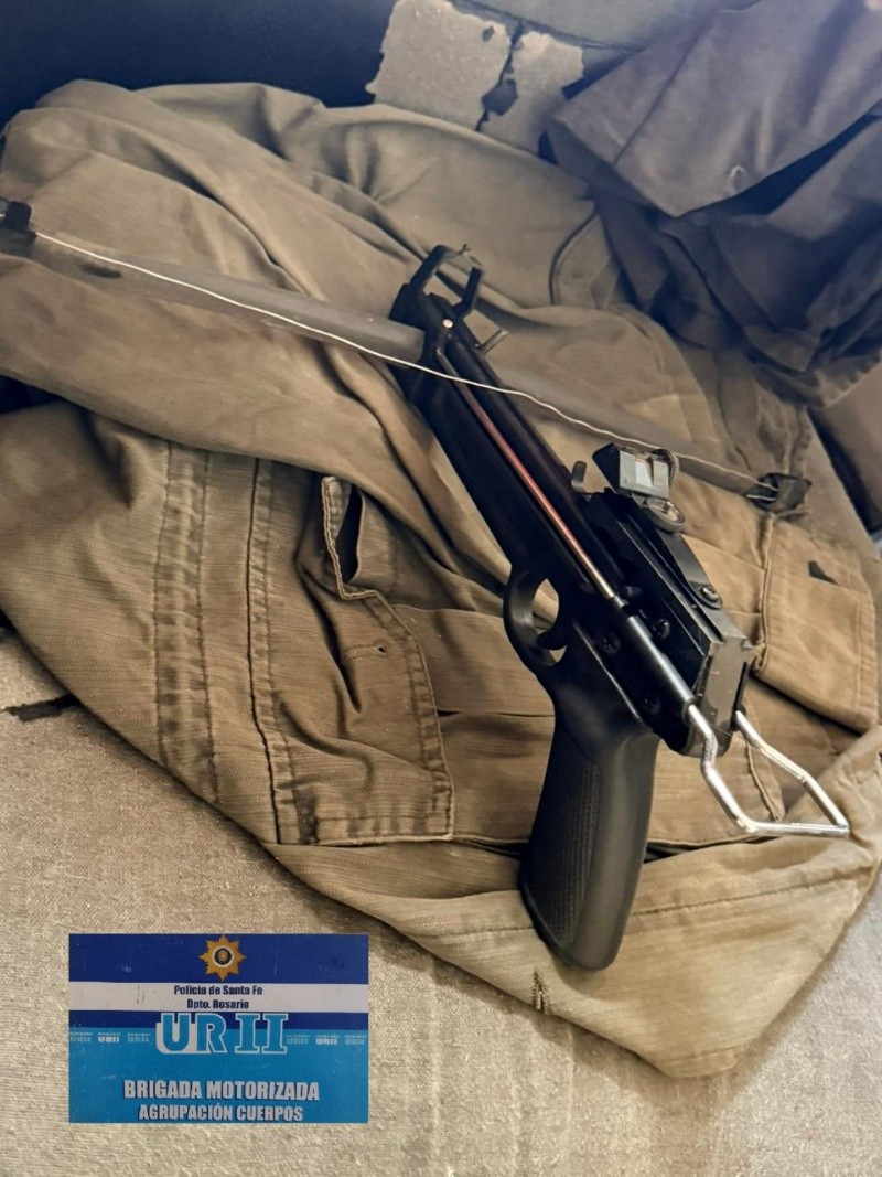 Secuestraron una ballesta de caza.