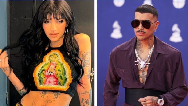 Fuerte cruce entre los artistas.