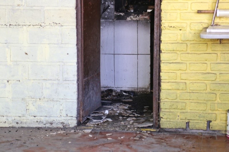 &nbsp;El ingreso a la cocina de la parrilla Don Alberto (Alan Monzón).