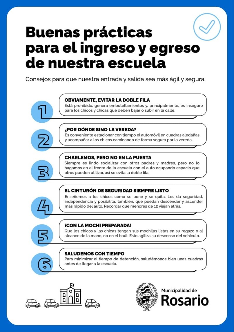 El manual de buenas prácticas que difunde la Municipalidad de Rosario.