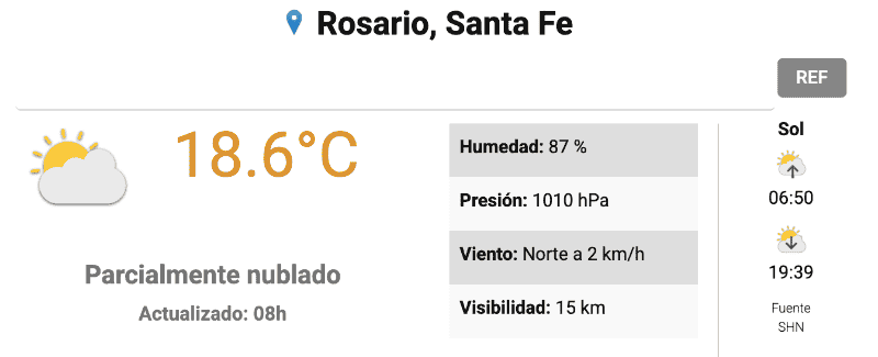 &nbsp;Así amaneció en la ciudad.