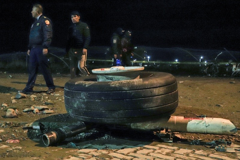 La gente que estaba en el lugar reportó en videos difundidos en las redes sociales. EFE&nbsp;