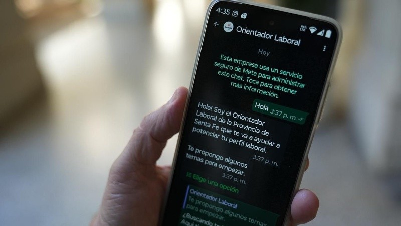 Orientador Laboral funciona las 24 horas.