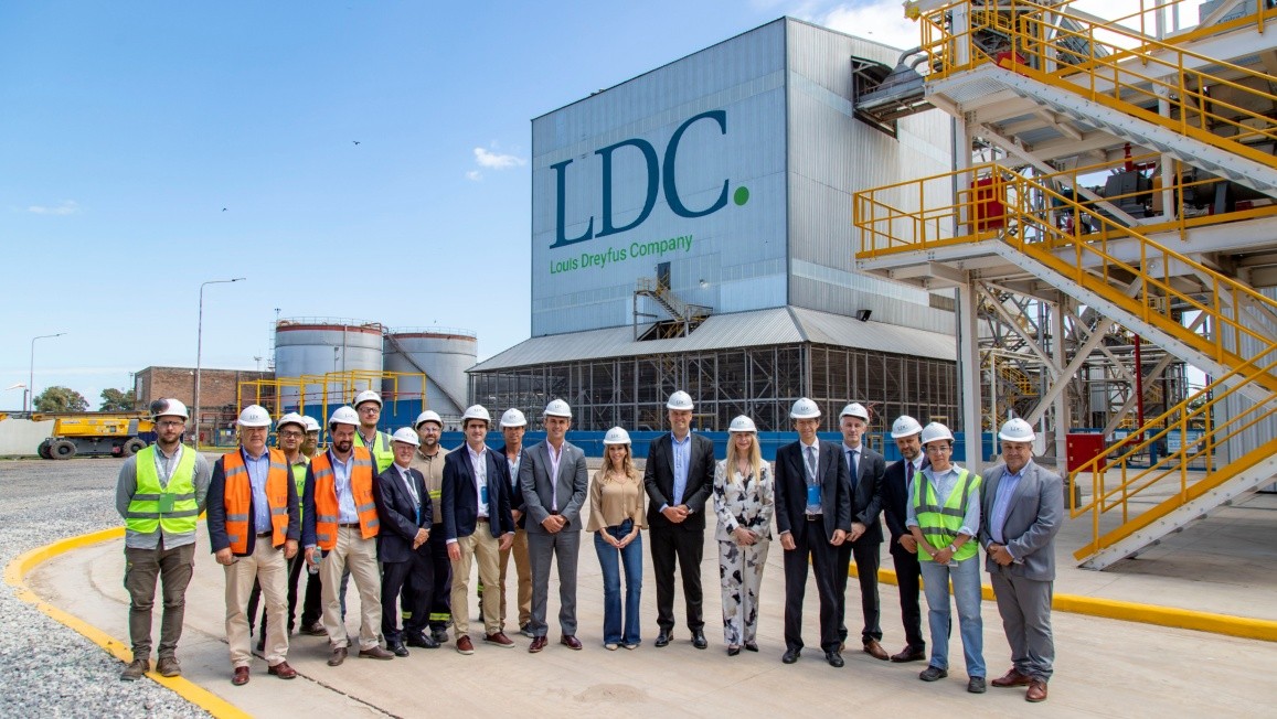 Dreyfus inauguró una inversión de 30 millones de dólares en su planta de Timbúes.
