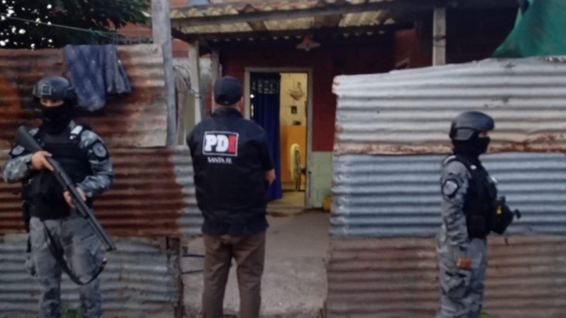 El lugar de los operativos de este martes.