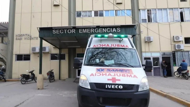 El ingreso al sector de emergencias del Hospital de Orán. (Foto: El Tribuno de Salta)
