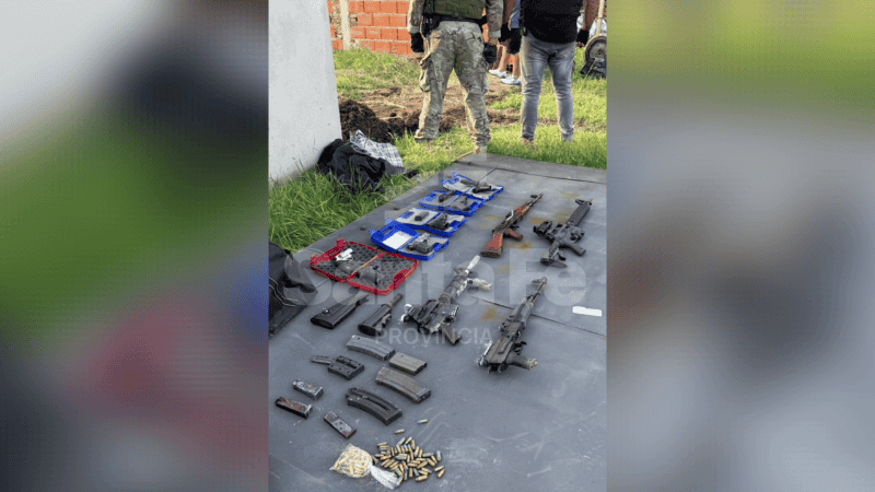 El terreno de Roldán donde estaban ocultas las armas.