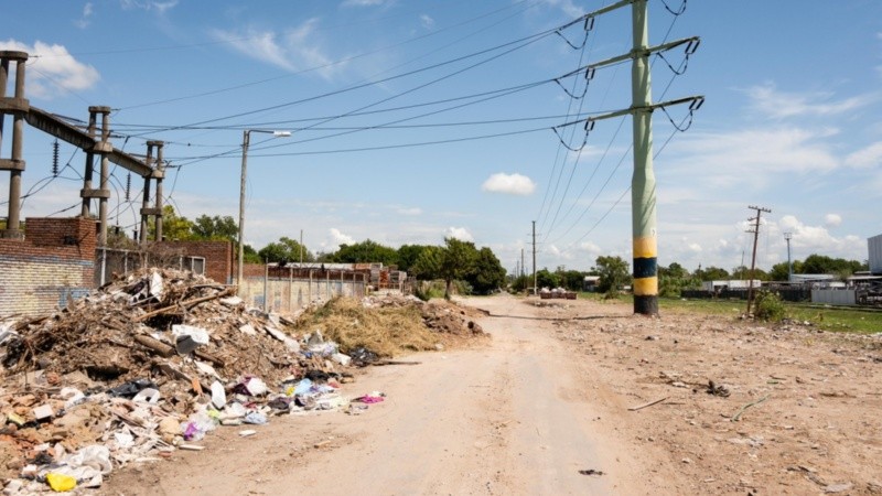 El predio intervenido.