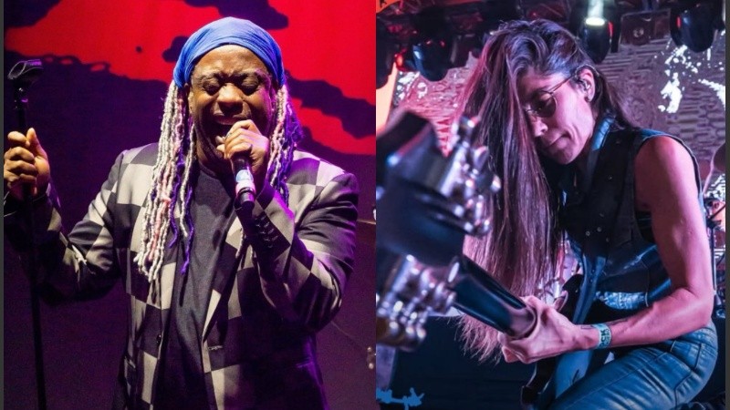 Corey Glover y Lula Bertoldi.