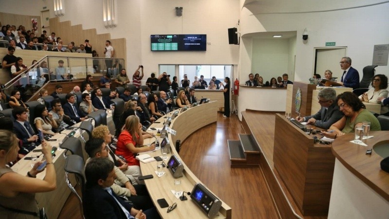 El discurso de Javkin dejó conformes a los ediles de Unidos y disconformes a los del peronismo y La Libertad Avanza (Alan Monzón.