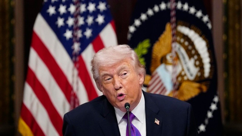 Trump se refirió a la sucesión en Irán.