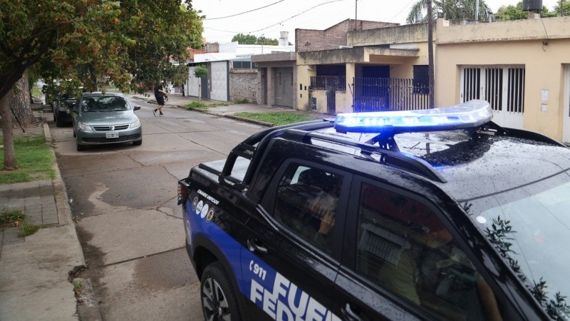 &nbsp;El lugar del crimen fue en Melincué al 6100 en la zona sur de la ciudad. (Foto: Alan Monzón/Rosario3)