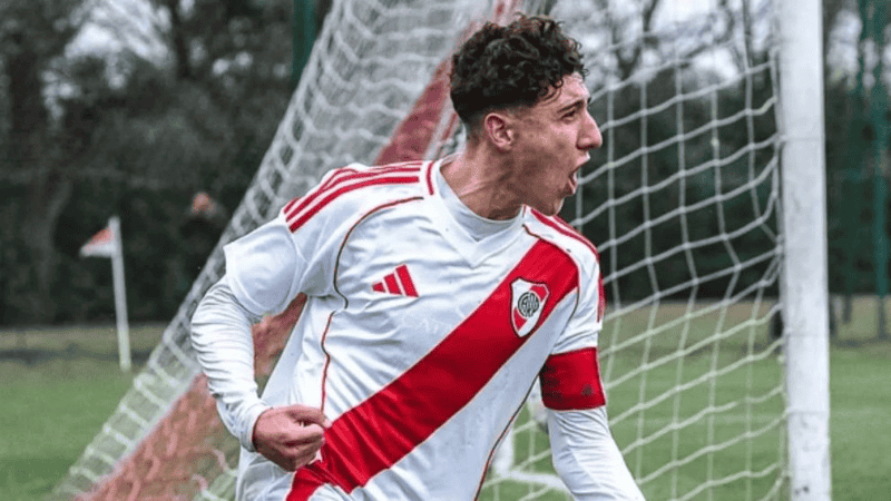 &nbsp;Luca Scarlato una de las promesas de las inferiores riverplatenses.