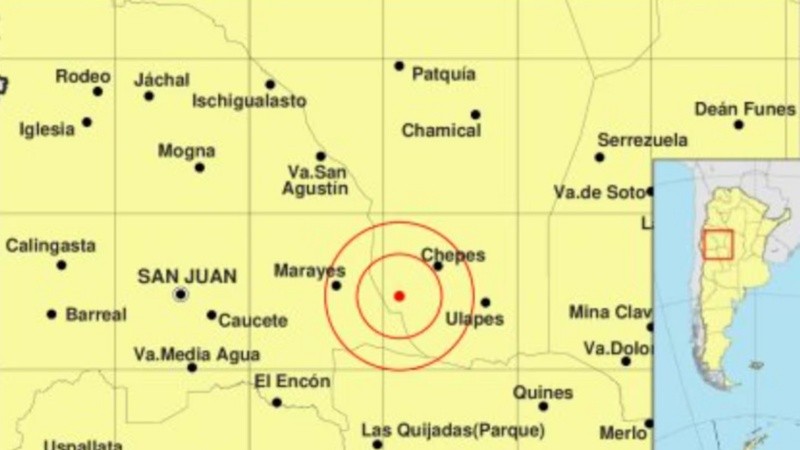 No se reportaron daños materiales ni personas afectadas (Inpres)