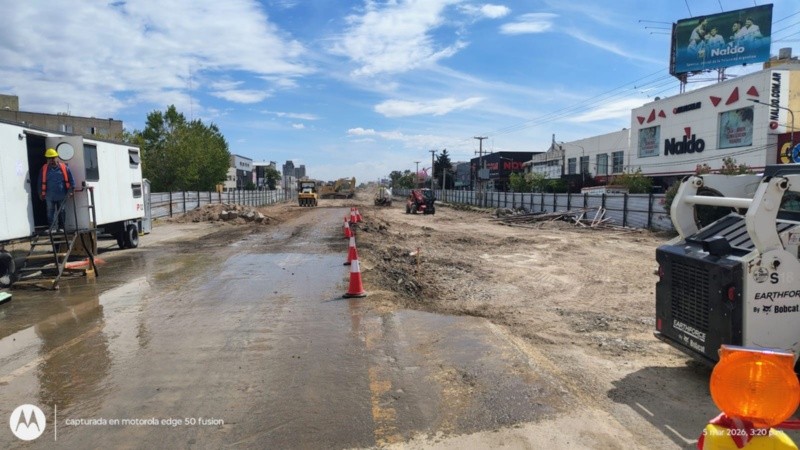 La ampliación a cinco carriles de la avenida Mosconi.&nbsp;