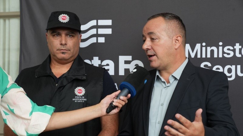 Los funcionarios hablaron sobre la detención del fin de semana