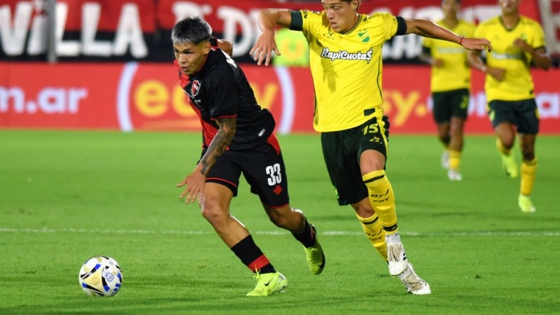 El delantero Walter Núñez, uno de los pocos futbolistas de Newell's que logró destacarse.