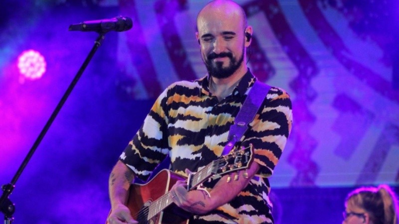 El cantante Abel Pintos.
