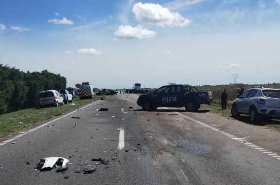 La impactante escena del fatal choque en la autopista a Santa Fe