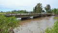 Así se encuentra actualmente el puente de la ruta 9 sobre el río Carcarañá.