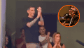 Di María dijo presente en el show de Fito Páez en Rosario y se llevó el aplauso del teatro.