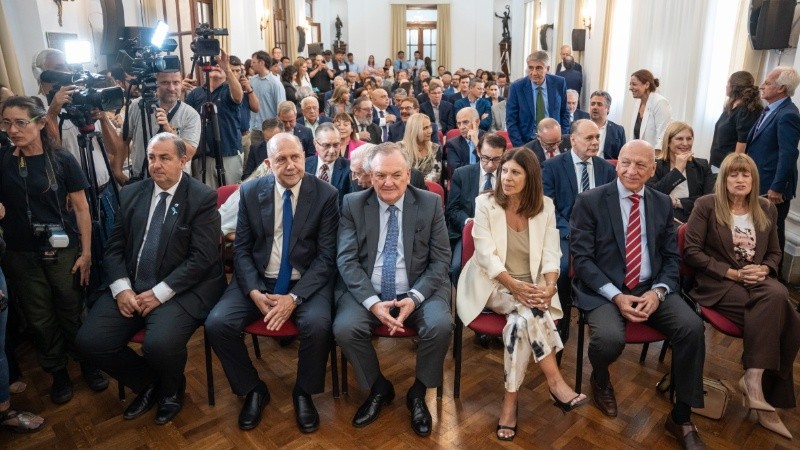 Gutiérrez dio su último discurso como juez de la Corte ante un auditorio completo (Prensa Poder Judicial)&nbsp;
