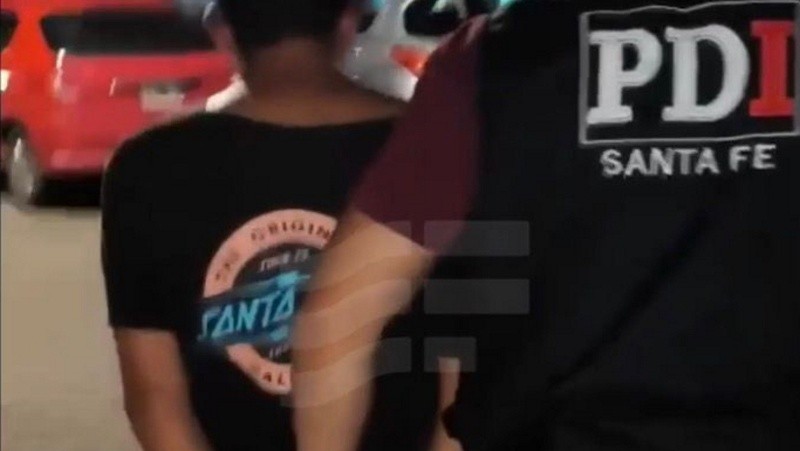 El momento de la detención.&nbsp;