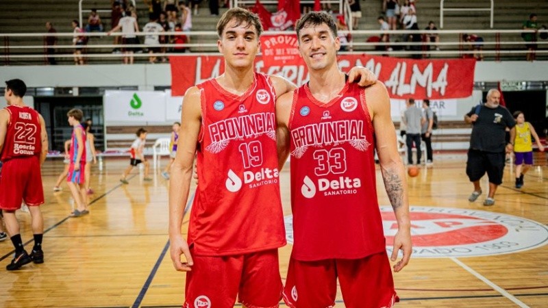 Fede y Bautista Gobetti en el Bonilla (Provincial).&nbsp;