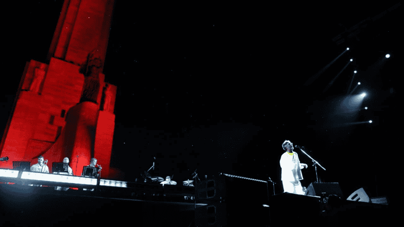  Un marco imponente al pie del Monumento a la Bandera. (Alan Monzón/Rorsario3)