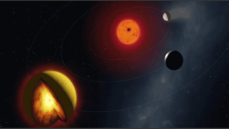 Determinaron que L 98-59 d probablemente tiene un manto de silicato fundido.