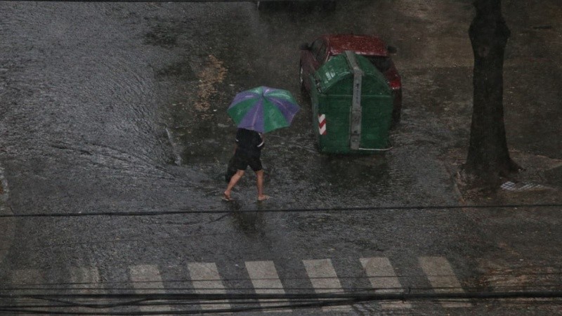 Cayó gran cantidad de lluvia sobre Rosario este martes