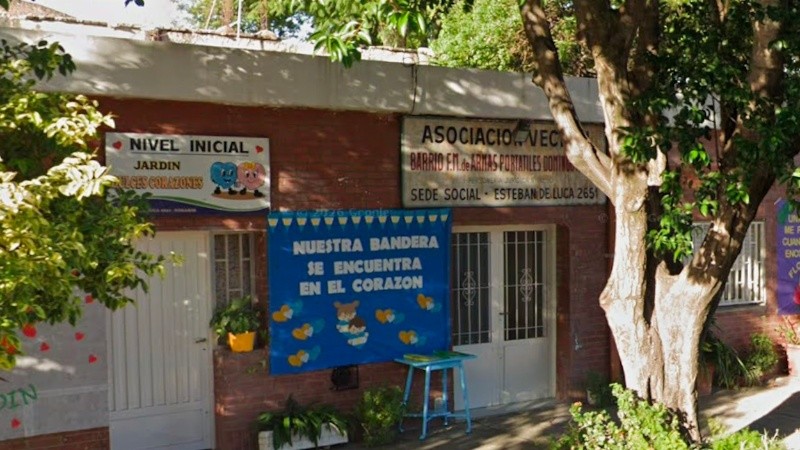 Imagen del jardín por Google Street View.