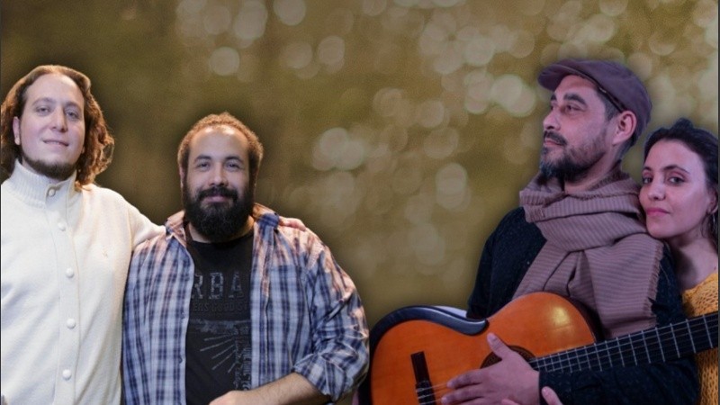 Dúo Ñapindá  y sus invitados.