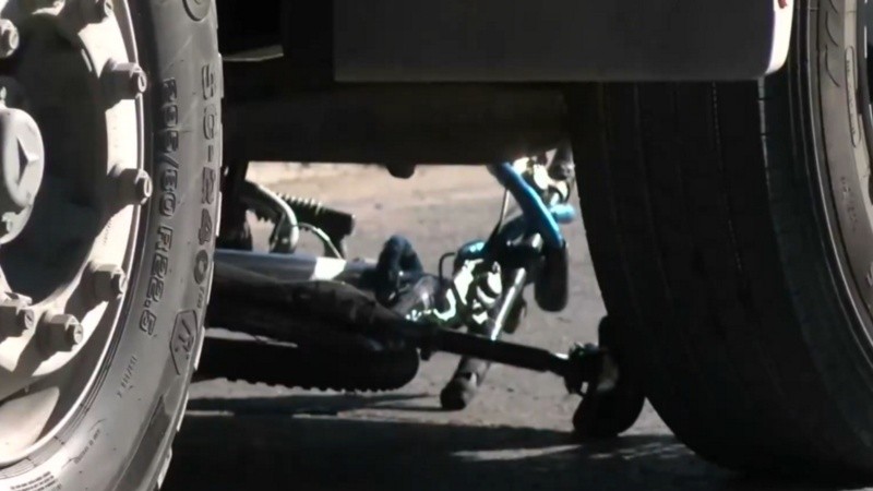 La ciclista permanece internada en el Heca.