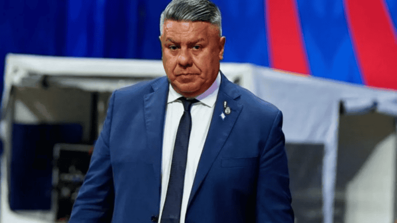 El titular de la AFA, Claudio Tapia.