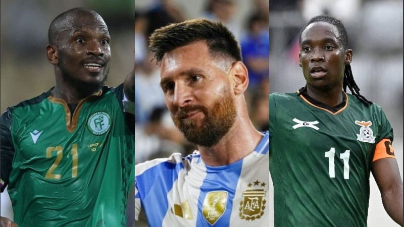 No aparece un antecedente oficial de la selección mayor argentina ni ante Mauritania ni ante Zambia