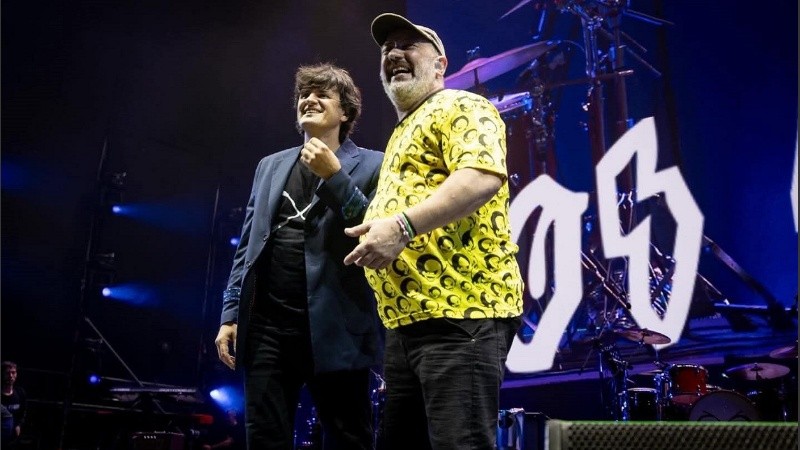 La foto que eligió Ciro Martínez para recordar a su compañero Andrés Buira en sus redes sociales.