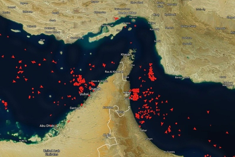 &nbsp;Apenas un cinco por ciento de los buques logra cruzar por el estrecho de Ormuz en comparación con los niveles previos al conflicto.