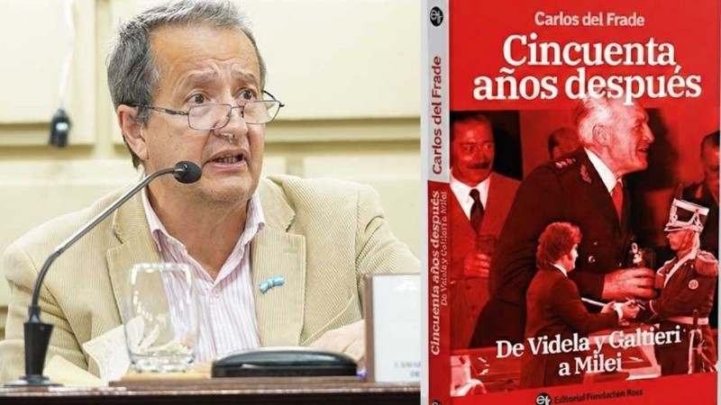 Del Frade presenta su libro este miércoles 25 a las 19.30.