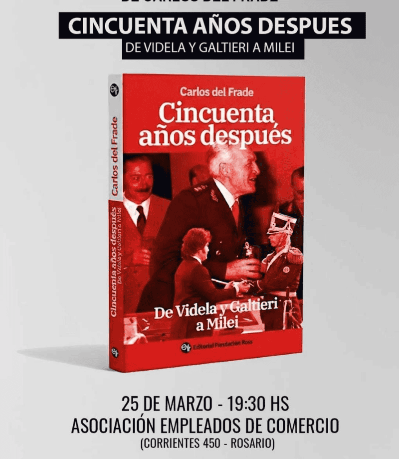 La presentación es en la Asociación Empleados de Comercio, Corrientes 450.