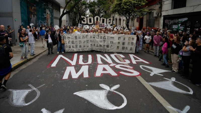 La marcha de 2025 en Rosario.
