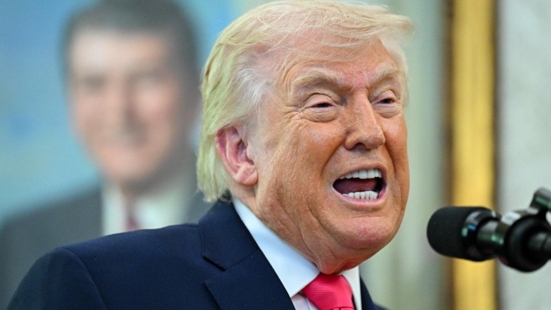 Donald Trumo habló este martes