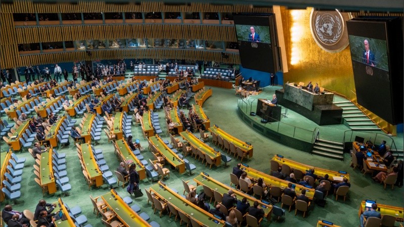 Argentina voto negativo.
